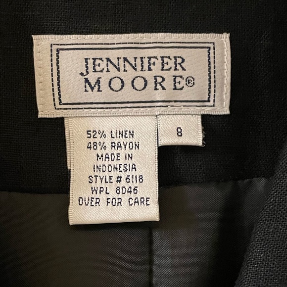 Black short sleeve jacket sz 8 - Picture 4 of 5